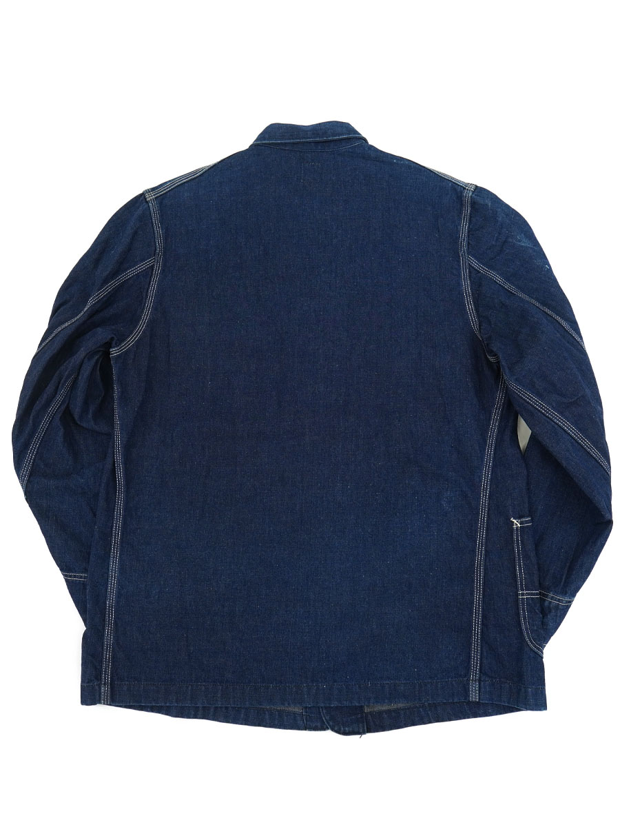 70's Lee プリントタグ デニムカバーオール 実寸(40位) 濃紺極上 | NEW