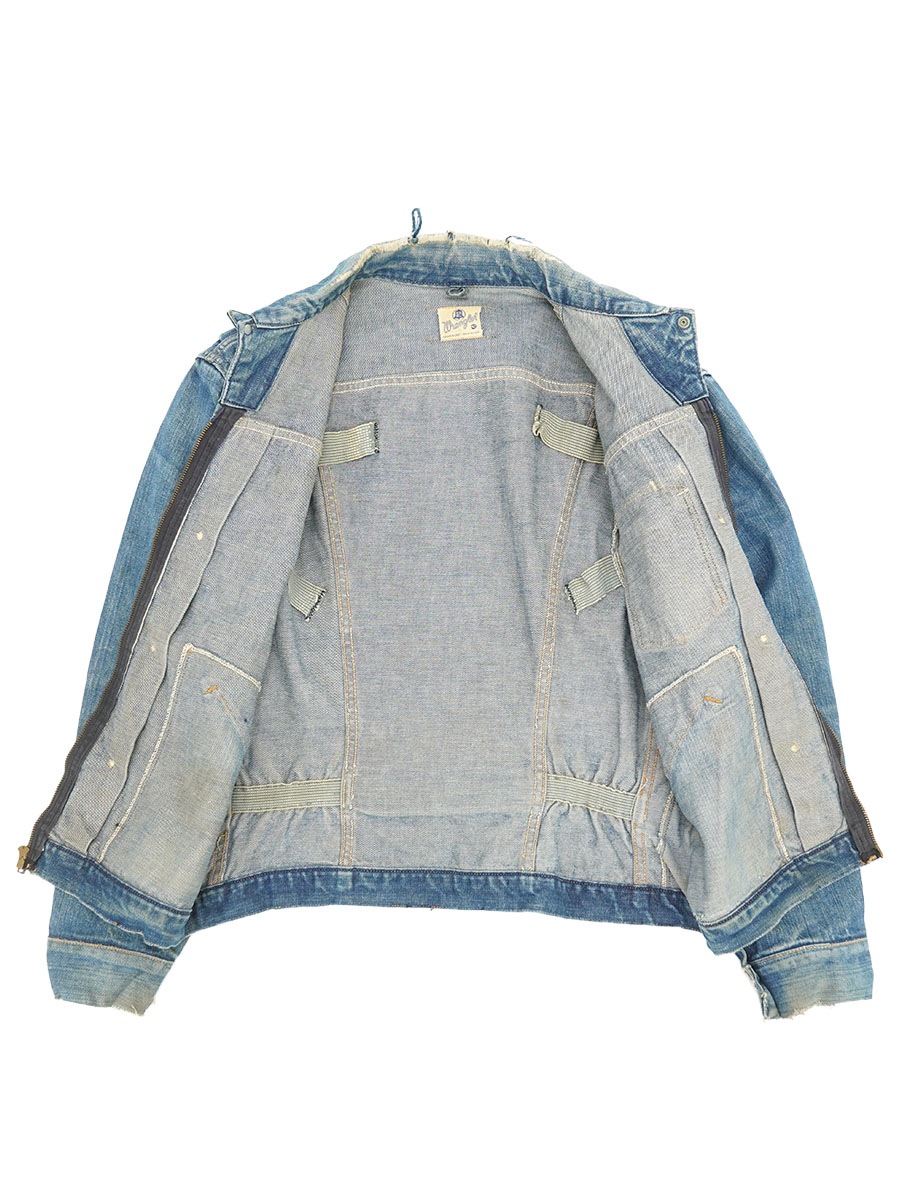 60's Wrangler 縦ベル 11MJZ デニムジャケット ハチノス 表記(42