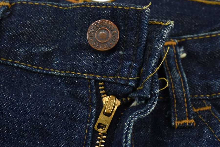 60's Levi's 606 BIG-E デニムパンツ 濃紺 実寸(30x30位)