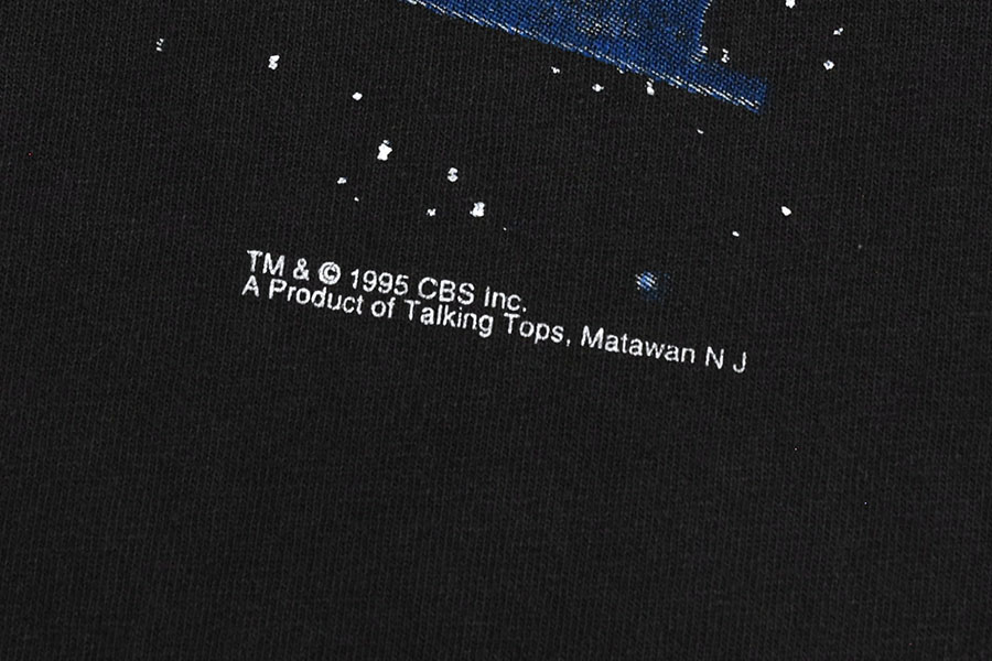 90's TULTEX ''The TWILIGHT ZONE'' プリントTシャツ ブラック