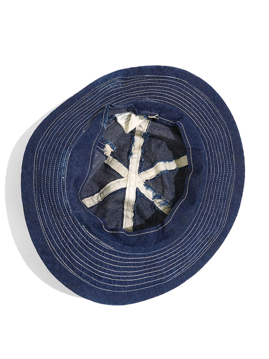 【シゲ】US ARMY M-37 Denim Hat M37 US Navy issued blue denim fatigue sun cap « Daisy Mae »