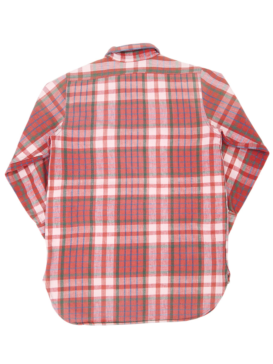 40's Sun Valley 好配色チェック フランネルシャツ 実寸(15位