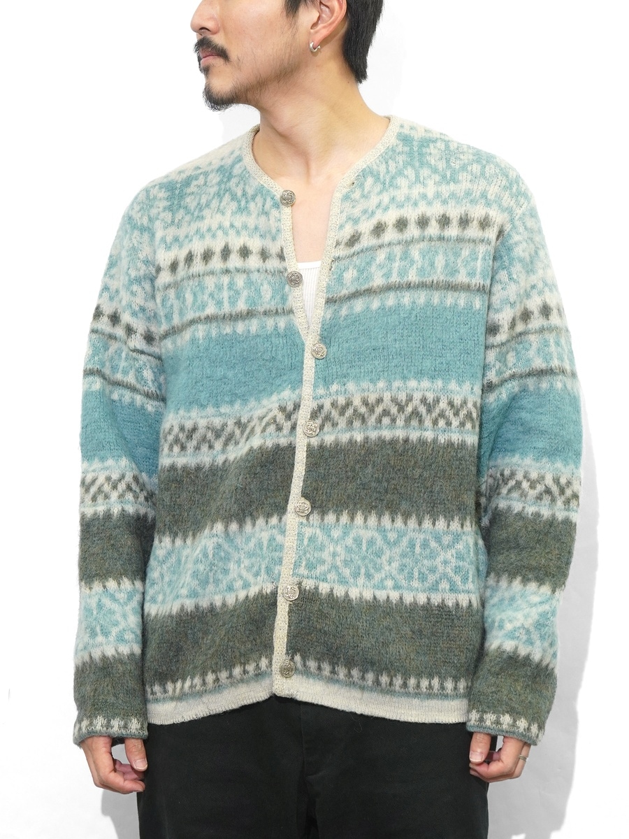 60's～ Jantzen ノルディックボーダー モヘア×ウール ニット