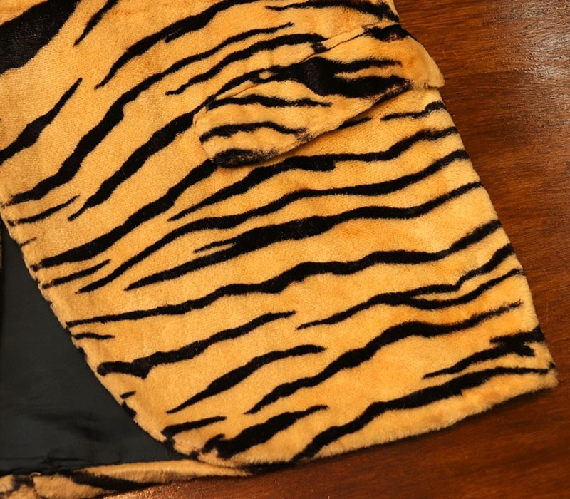 1960s ANIMAL JACKET , TIGER , Size L