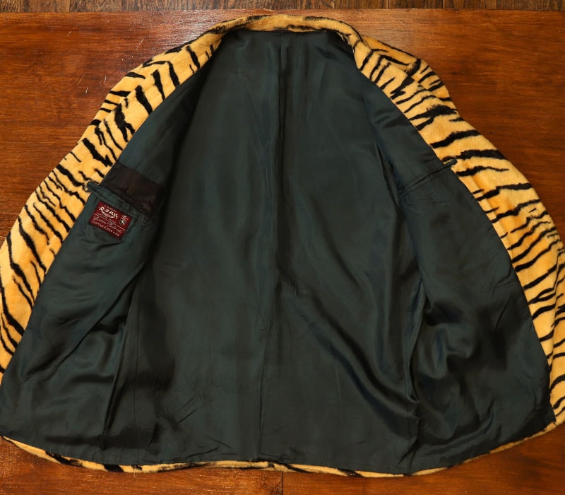 1960s ANIMAL JACKET , TIGER , Size L