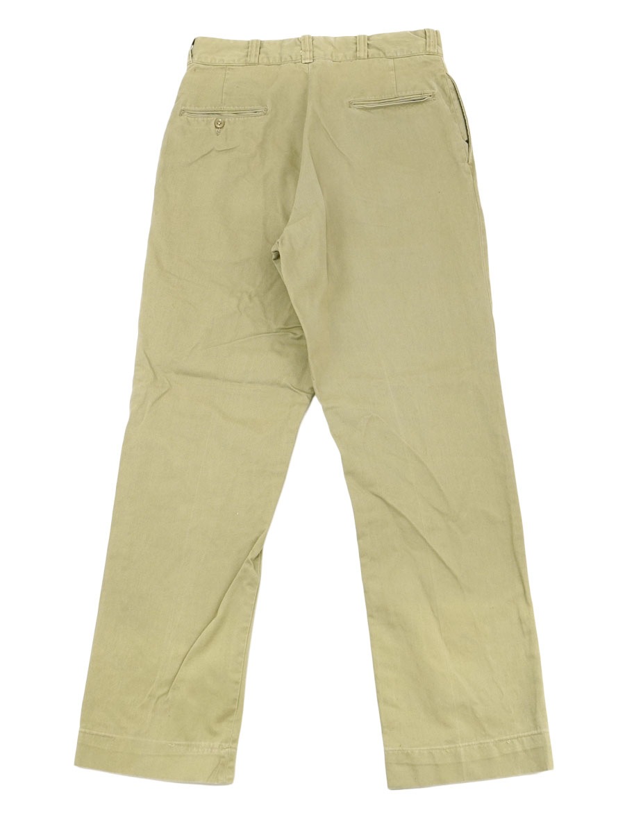 そまらー　US ARMY チノトラウザーズ　70年 70 U.S.ARMY チノトラウザーズ ジッパーフライ 表記(32x31) | NEW ITEM