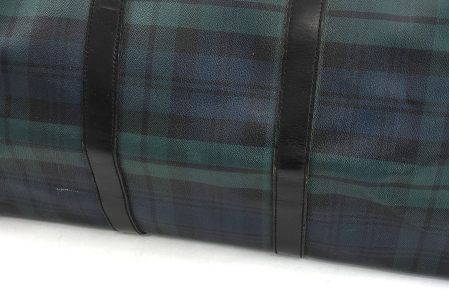 ラルフローレン ブラックウォッチタータンチェック ボストンバッグ