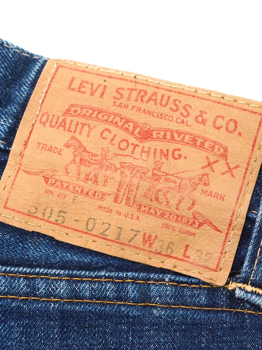 60'S LEVI'S 505 BIG E ''F-TYPE'' WAIST SINGLE (SIZE.W36 L32) | NEW