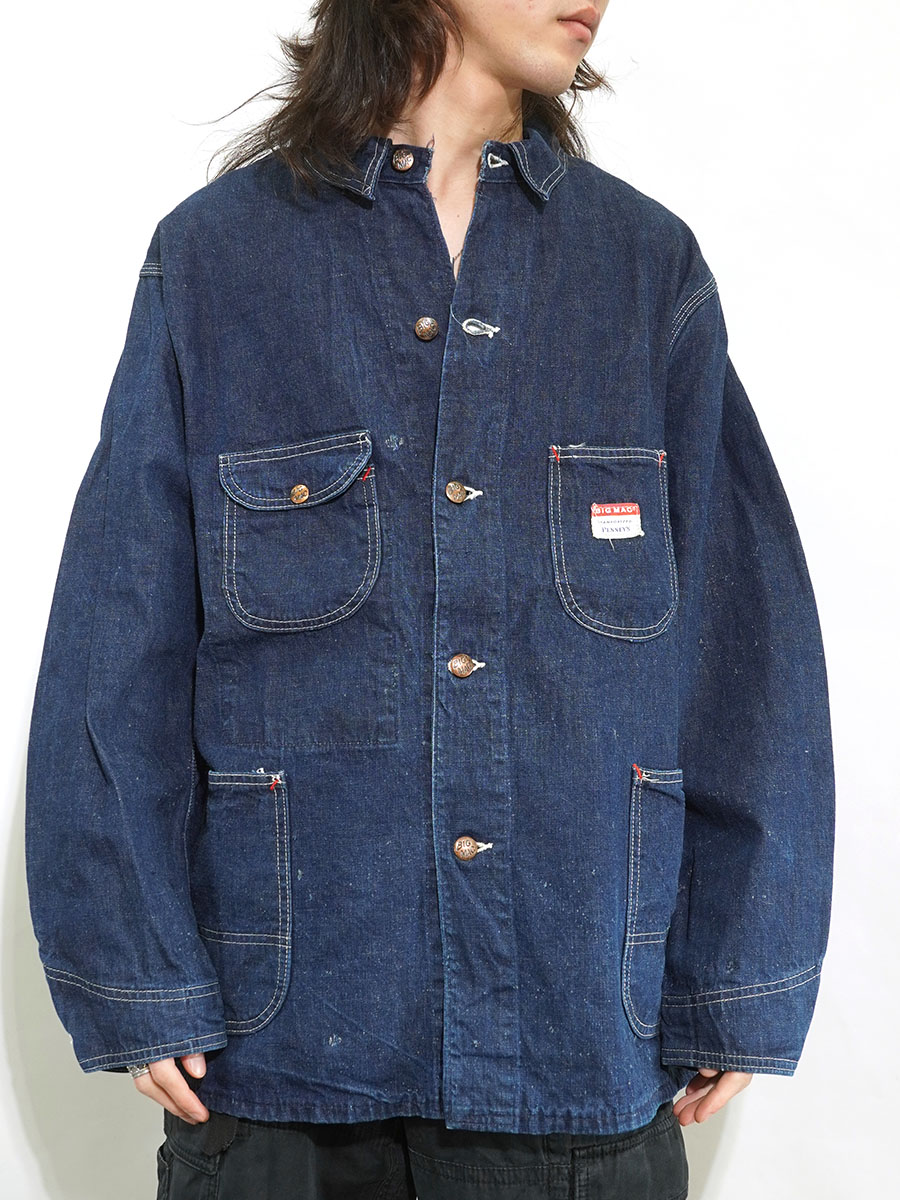 50's～ BIG MAC デニムカバーオール 濃紺 実寸(42位) | すべての商品
