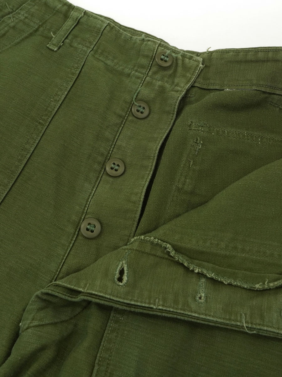 70's～ U.S.ARMY カットオフ ベイカーパンツ ステンシル 実寸