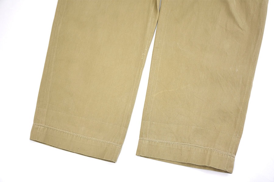 【関税込み】YMC カーキ Market トラウザーズ 40's~ U.S.ARMY M-1945 カーキ トラウザーズパンツ 実寸(30.5