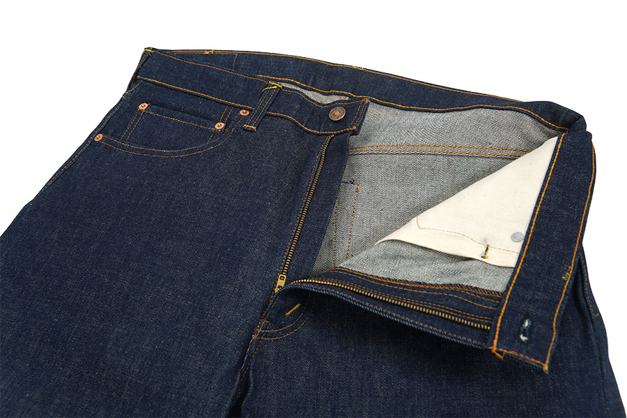 【美品】Levi's 505bigEオリジナルデニム 60's Levi's 505 BIG-E ウエストシングル デニムパンツ 良色落ち 表記