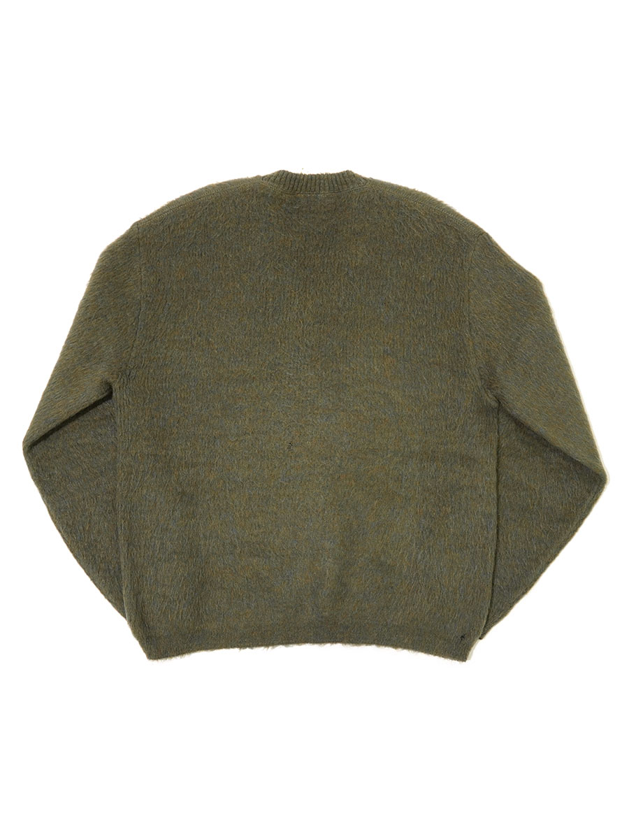60's Wool-Mohair by CAMPUS ミックスカラー Vネック モヘアセーター