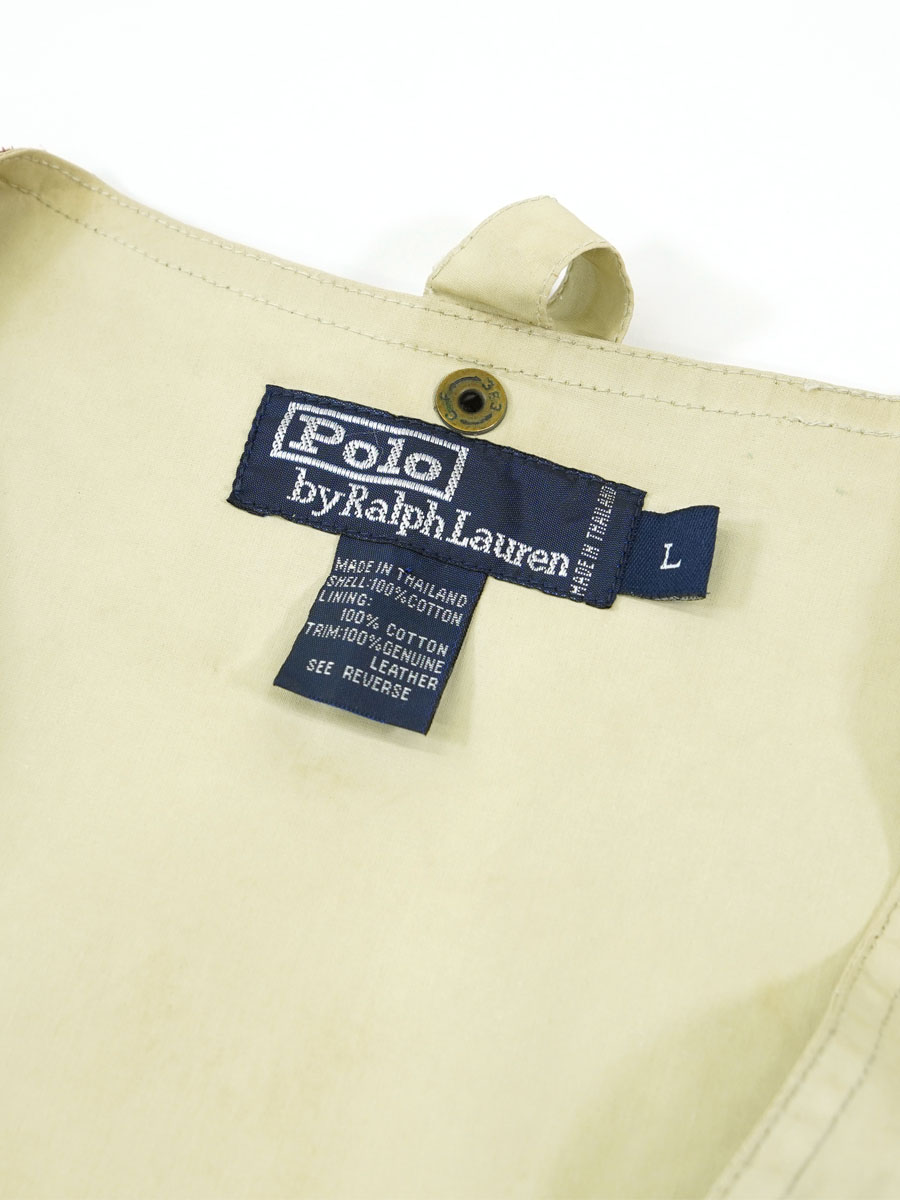 ラルフローレン レザー切り替え フィッシングベスト 表記(L) | すべて