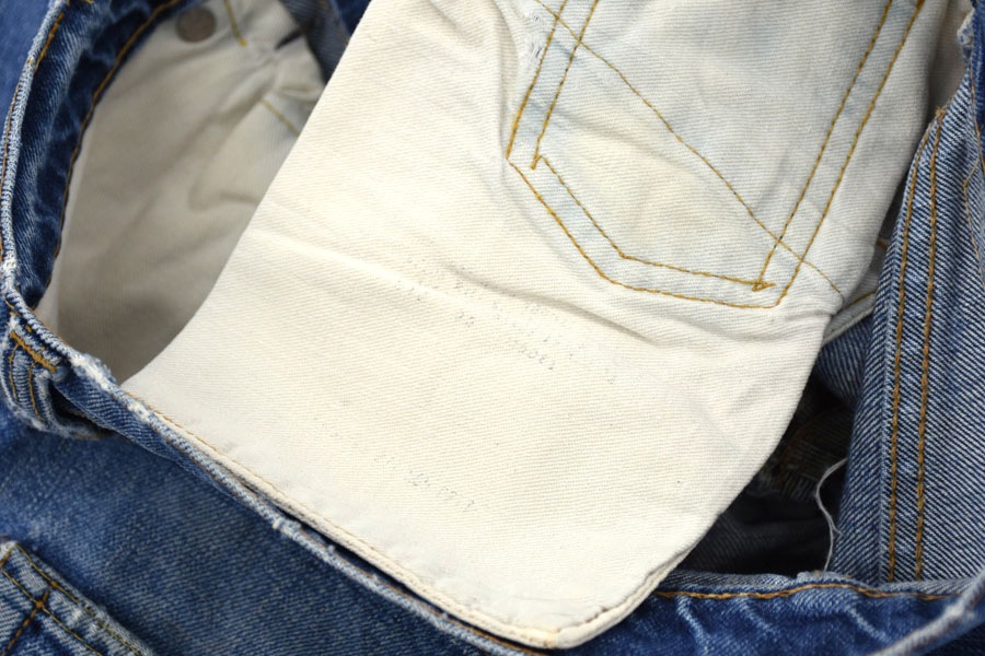 60's Levi's 505 BIG-E デニムパンツ 良色落ち 表記(29ｘ31) 大文字表記 赤耳！