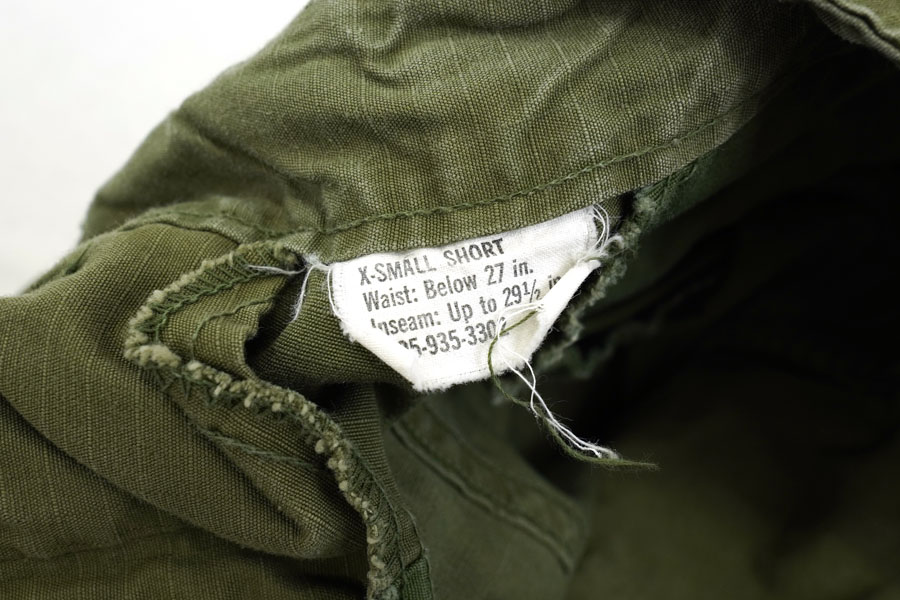 69's U.S.ARMY ファティーグパンツ 4th 表記(X-SMALL SHORT)