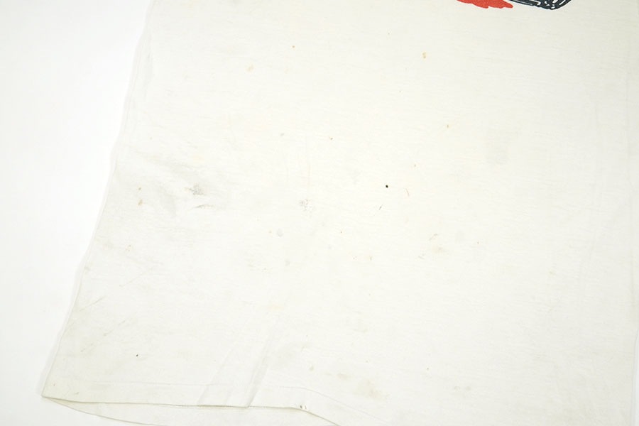 70's～ ''JAHNS RACING PISTONS'' 両面染み込みプリント Tシャツ 実寸(M位)