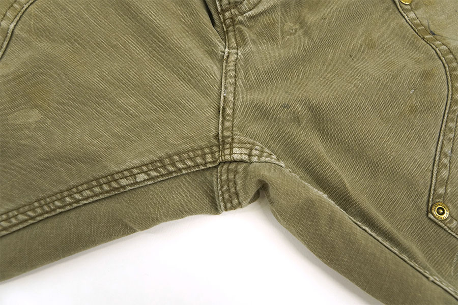 CARHARTT DUNGAREE FIT DOUBLE KNEE PAINTER PANTS LIGHT BROWN (SIZE.W32 L30)