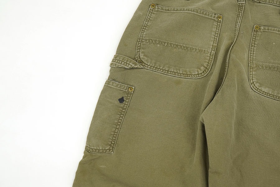 CARHARTT DUNGAREE FIT DOUBLE KNEE PAINTER PANTS LIGHT BROWN (SIZE.W32 L30)