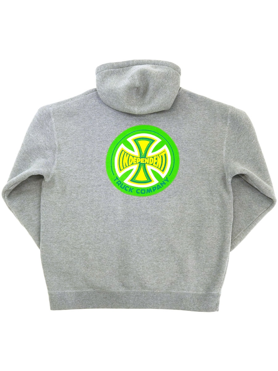 00's INDEPENDENT アイアンクロスロゴ 両面プリント フルジップ