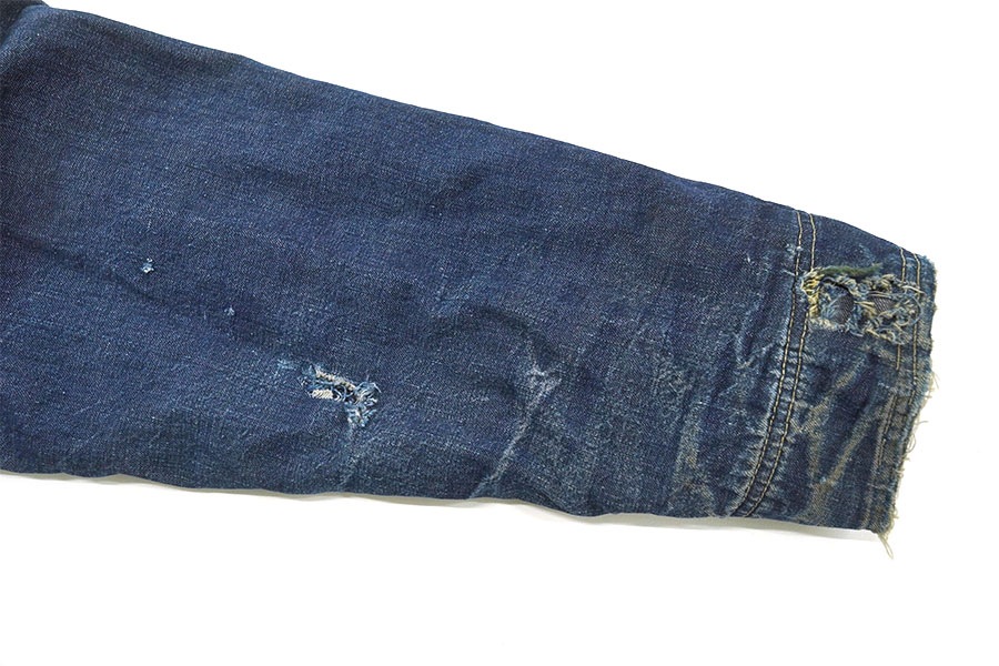 60's POWR HOUSE 襟コーデュロイ ブランケットライナー デニム