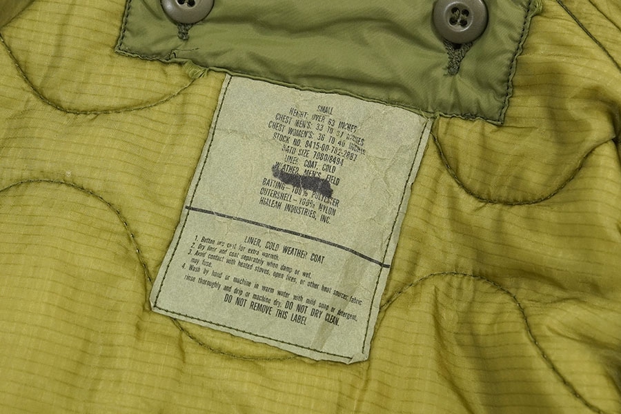 80's M-65 フィールドジャケット タイガーカモ 表記(SMALL-REGULAR