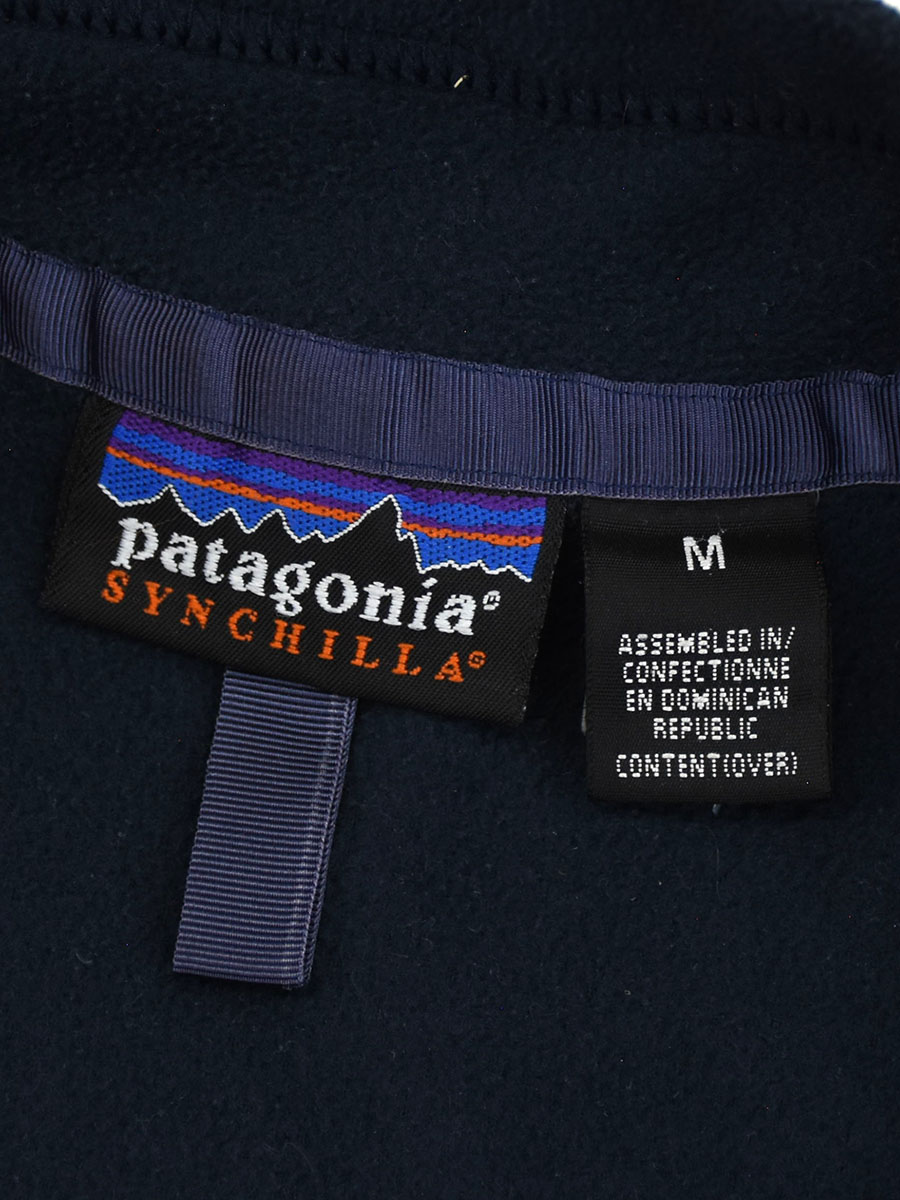 02's パタゴニア ハーフジップシンチラプルオーバー ブルーブラック
