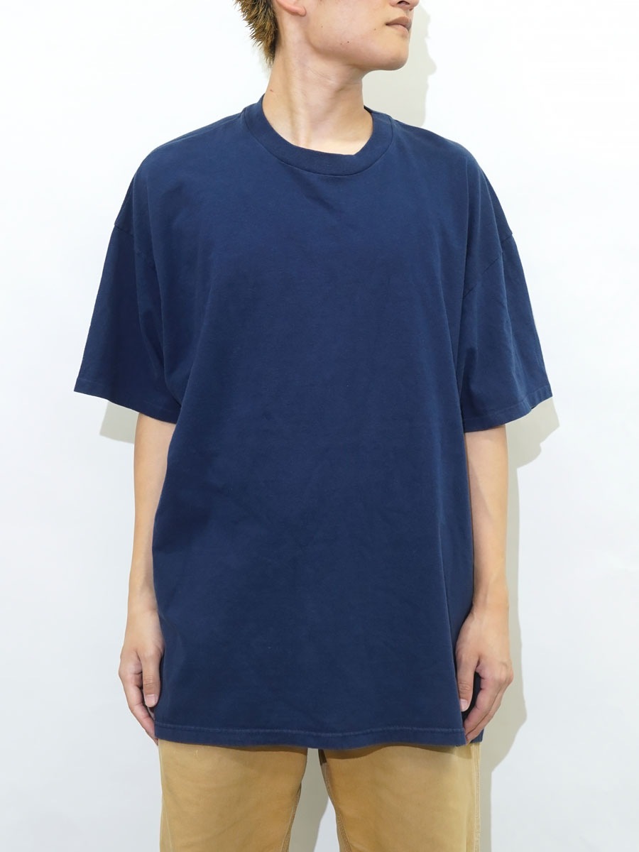 90's～ HANES 100%コットン 無地Tシャツ ネイビー 表記(XXL) | NEW