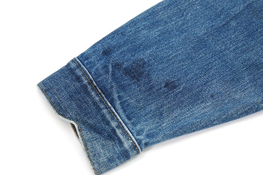 【メル91433】70's Levi's スモールe 70505 46 70's Levi's 70505 スモールe デニムジャケット 良雰囲気 表記