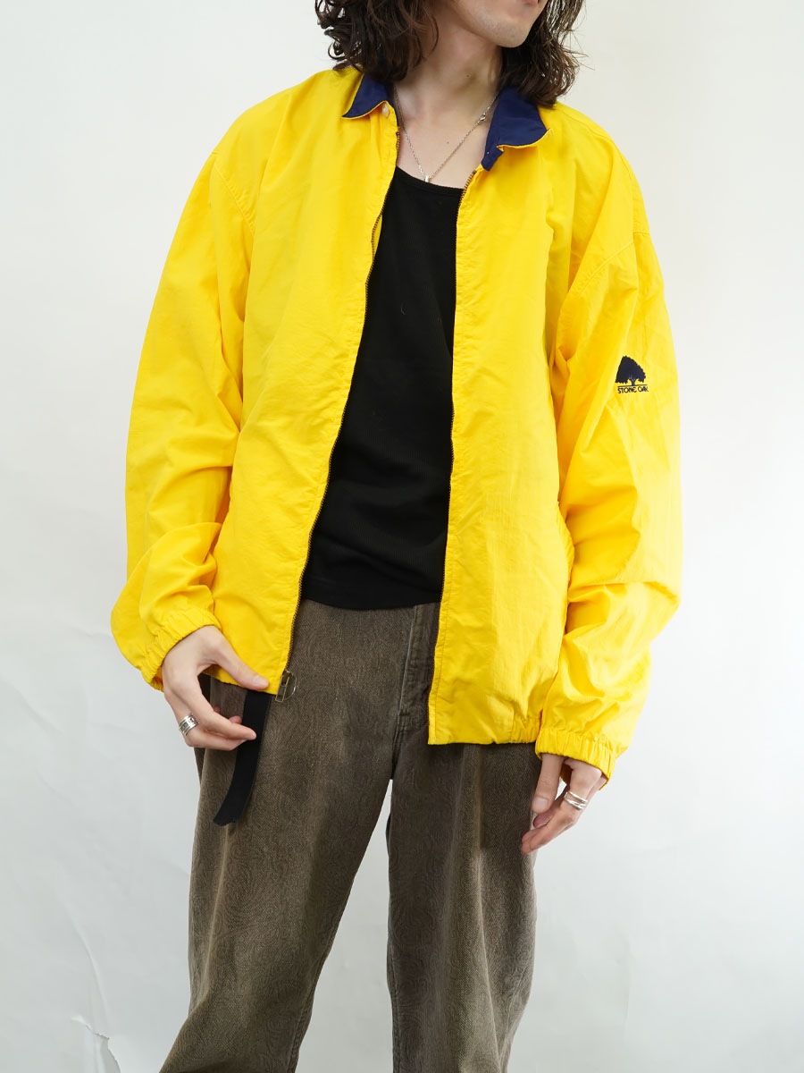 80'S～ RALPH LAUREN NYLON DRIZZLER JACKET 2-TONE (SIZE. MEDIUM