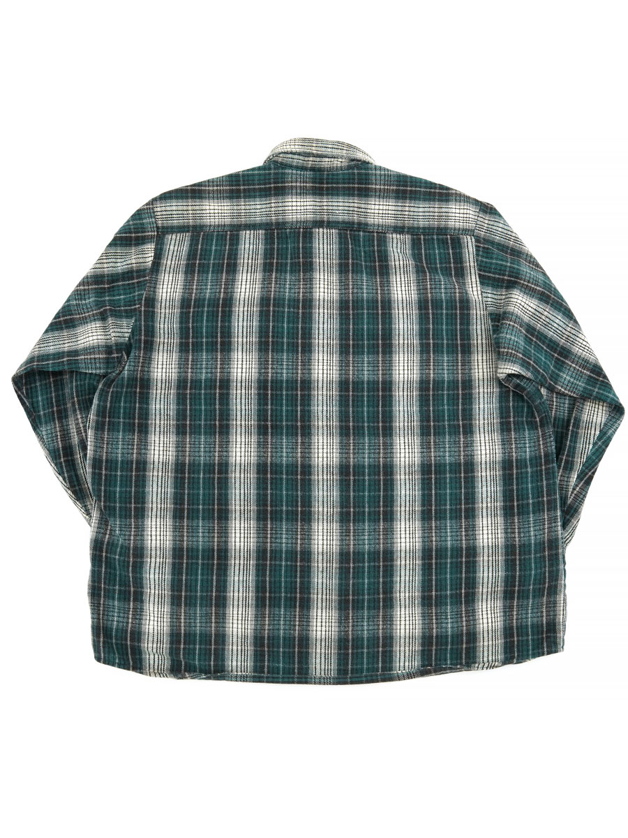 90'S FIVEBROTHER PLAID FLANNEL SHIRT (SIZE. TALLMAN 2-XLARGE 90'S FIVEBROTHER PLAID FLANNEL SHIRT (SIZE. TALLMAN 2-XLARGE