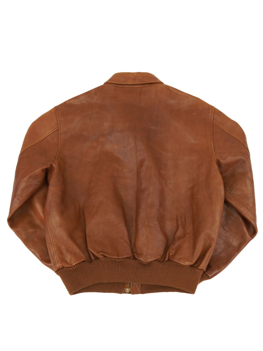 ラルフローレン　極美品　A-2　レザージャケット　本革　ブラウン ラルフローレン A-2タイプ レザージャケット 表記(L) | NEW ITEM
