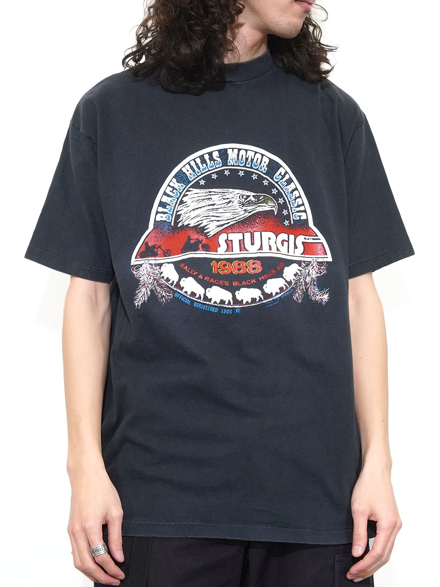 USA製 rainbow trout 両面プリント　ロンT XL モックネック USA製 rainbow trout 両面プリント ロンT XL モックネック USA製