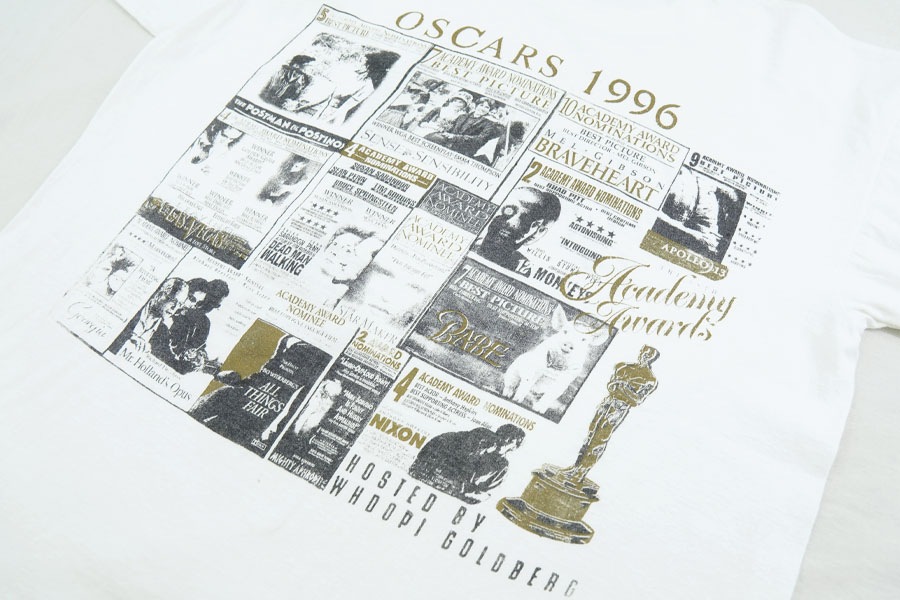 90's Solar-T ''68TH アカデミー賞'' 両面プリント Tシャツ 表記(L)