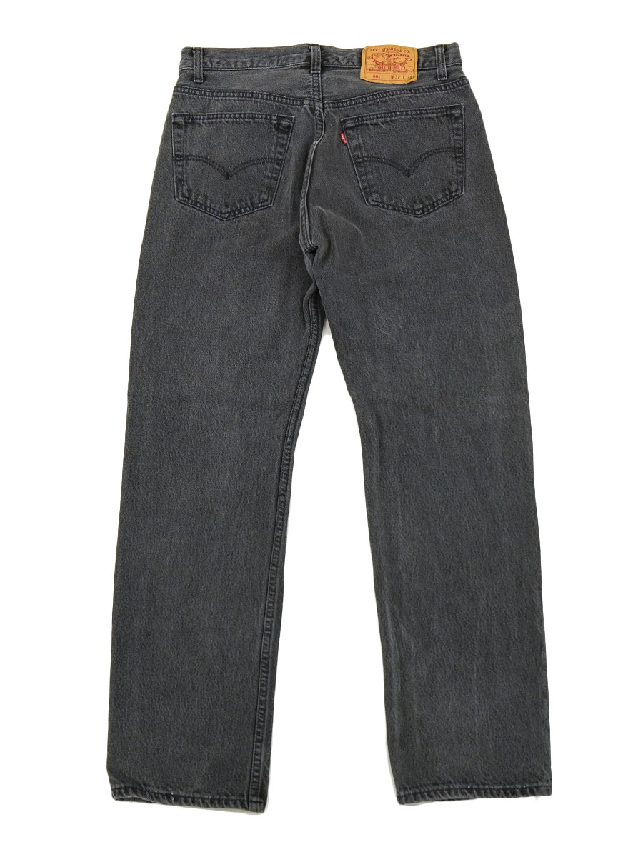 90's Levi's 501 ブラック デニムパンツ 表記(32x30) USA製