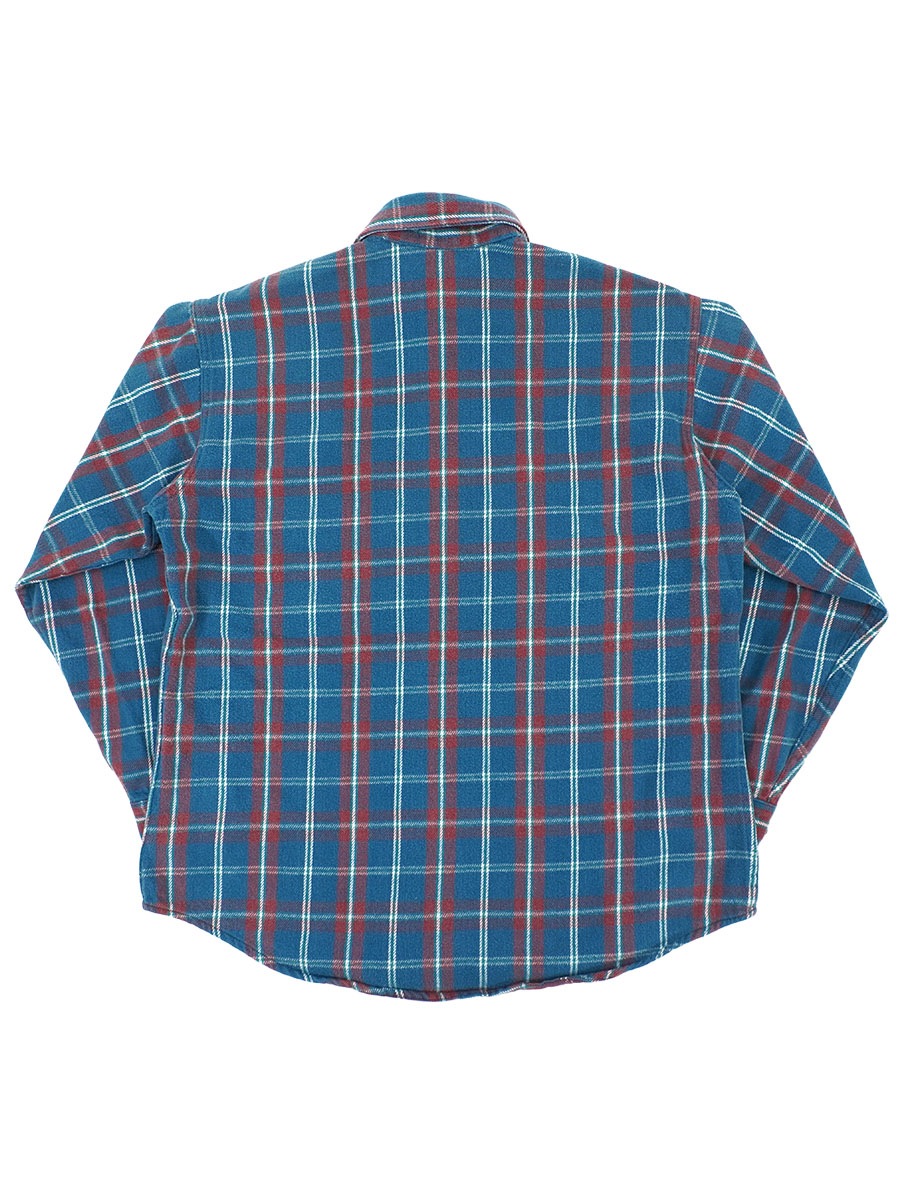 【好配色】90s セントジョンズベイ ブロックチェック フランネルシャツ L 90's St.JOHN'S BAY 好配色チェック フランネルシャツ 表記(L REG) USA