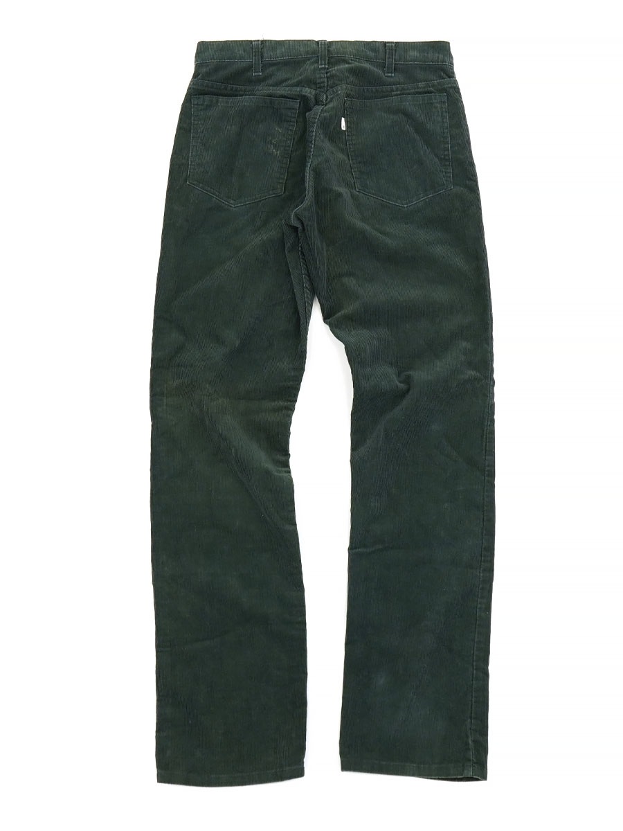 80'S LEVI'S 519 CORDUROY PANTS GREEN (SIZE. W32 L32)