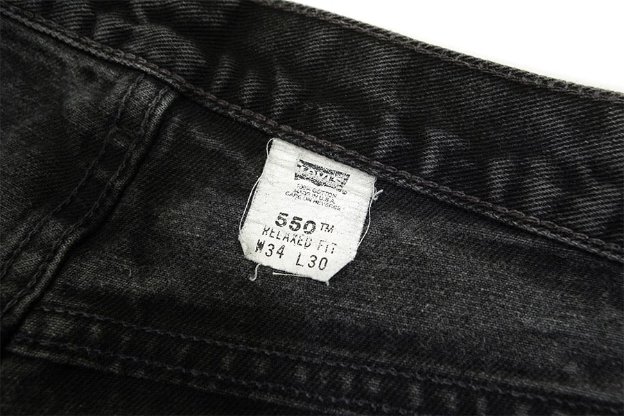 90's Levi's 550 ブラックデニムパンツ 表記(34x30) USA製 | SOLD OUT