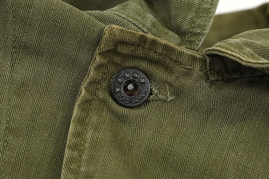40s実物 月桂樹ボタン M-47 HBTジャケット MEDIUM(XL~相当 40s US.ARMY M-47 HBT JKT 月桂樹ボタン VINTAGE - メルカリ