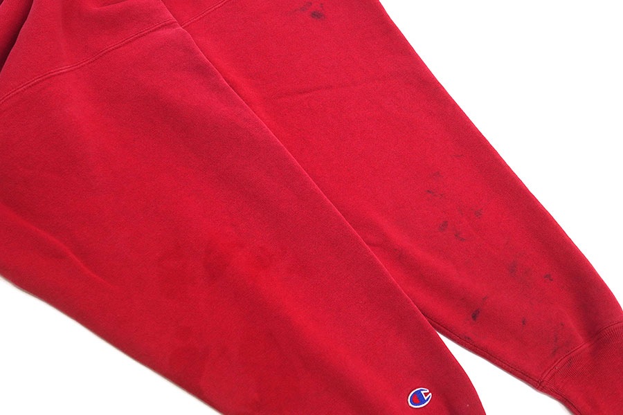 90'S CHAMPION REVERSE WEAVE CREW PLAIN RED (SIZE.X LARGE) MADE IN