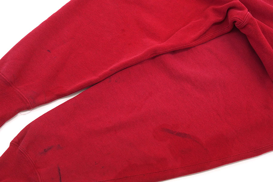 90'S CHAMPION REVERSE WEAVE CREW PLAIN RED (SIZE.X LARGE) MADE IN