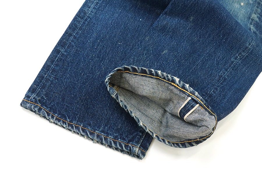 60's Levi's 501 BIG-E Sタイプ デニムパンツ 薄ヒゲ 渋雰囲気 表記