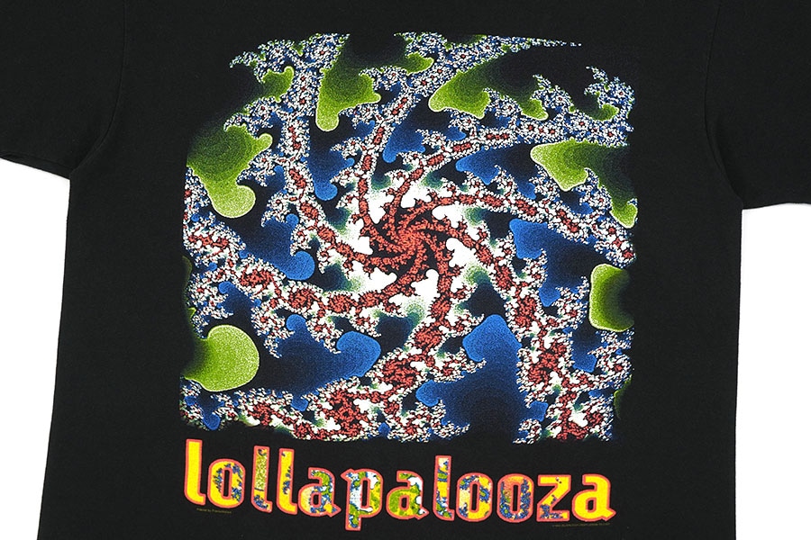 90's giant ''Lollapalooza FESTIVAL '93'' 両面プリント T