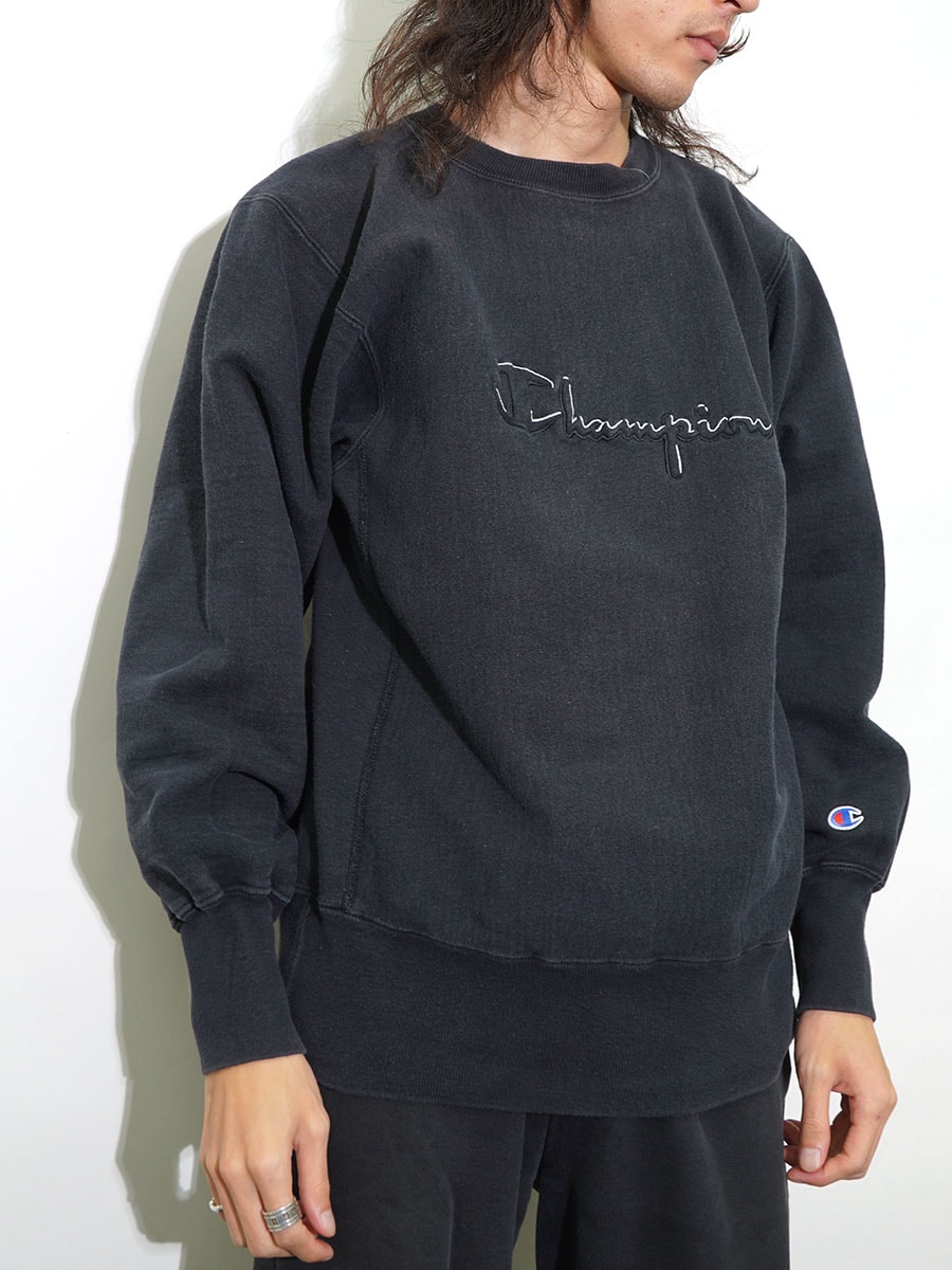 90's 刺繍タグ チャンピオンRW スクリプトロゴ 黒 表記M USA製 90's 刺繍タグ チャンピオンRW スクリプトロゴ 黒 表記(L) USA製