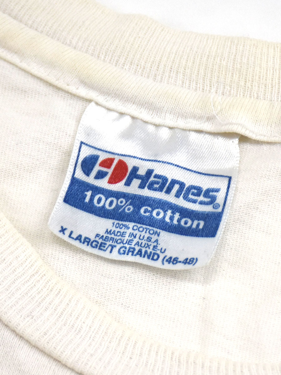 バンドTシャツ　エンドレスサマー　PEARL JAM ホワイト　hanes XL RARE! Pearl Jam Band T-Shirt Men's White Size Large Endless