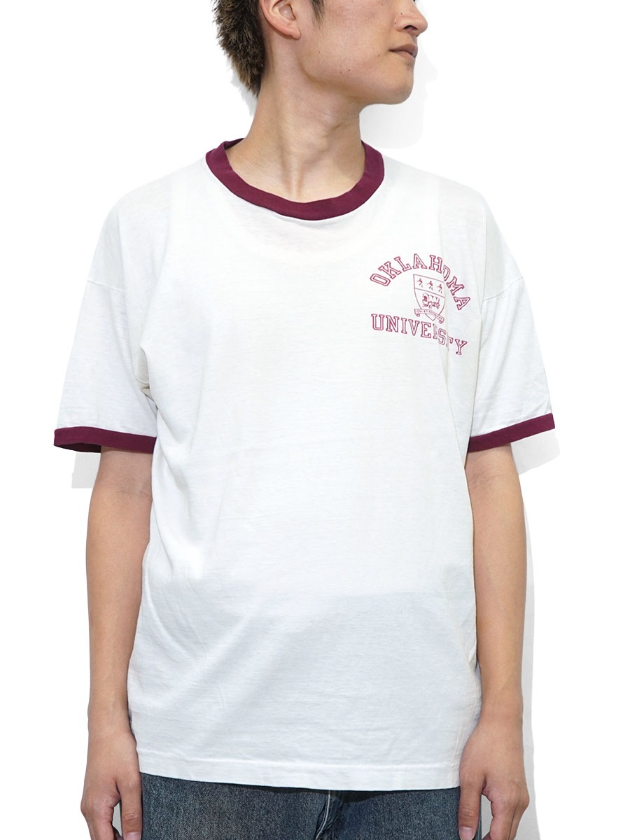 70's バータグ チャンピオン ''OKLAHOMA UNIVERSITY'' 染み込み