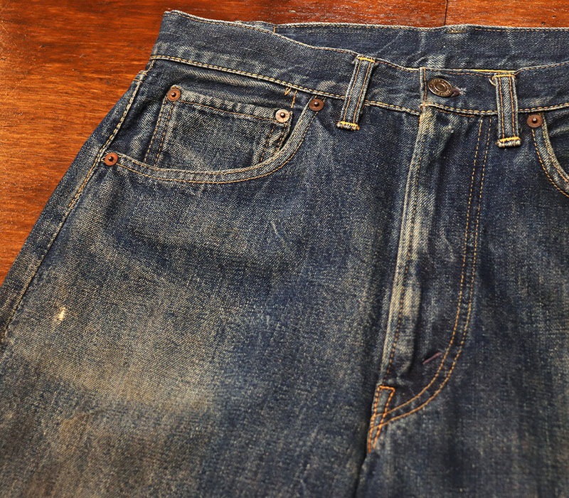 1950s LEVIS 501ZXX LEATHER , Size W31 L31 | FAKEα | | BerBerJin