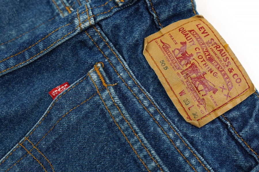 80's LEVI'S 505 薄ヒゲ 濃青 デニムパンツ 表記(W33 L30) USA製 | NEW