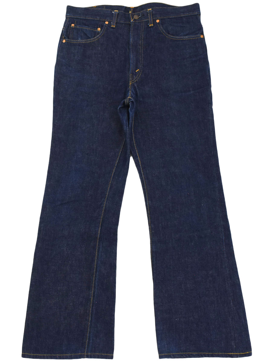 70's Levi's 517 シングル デニムパンツ 濃紺 表記(34x30)