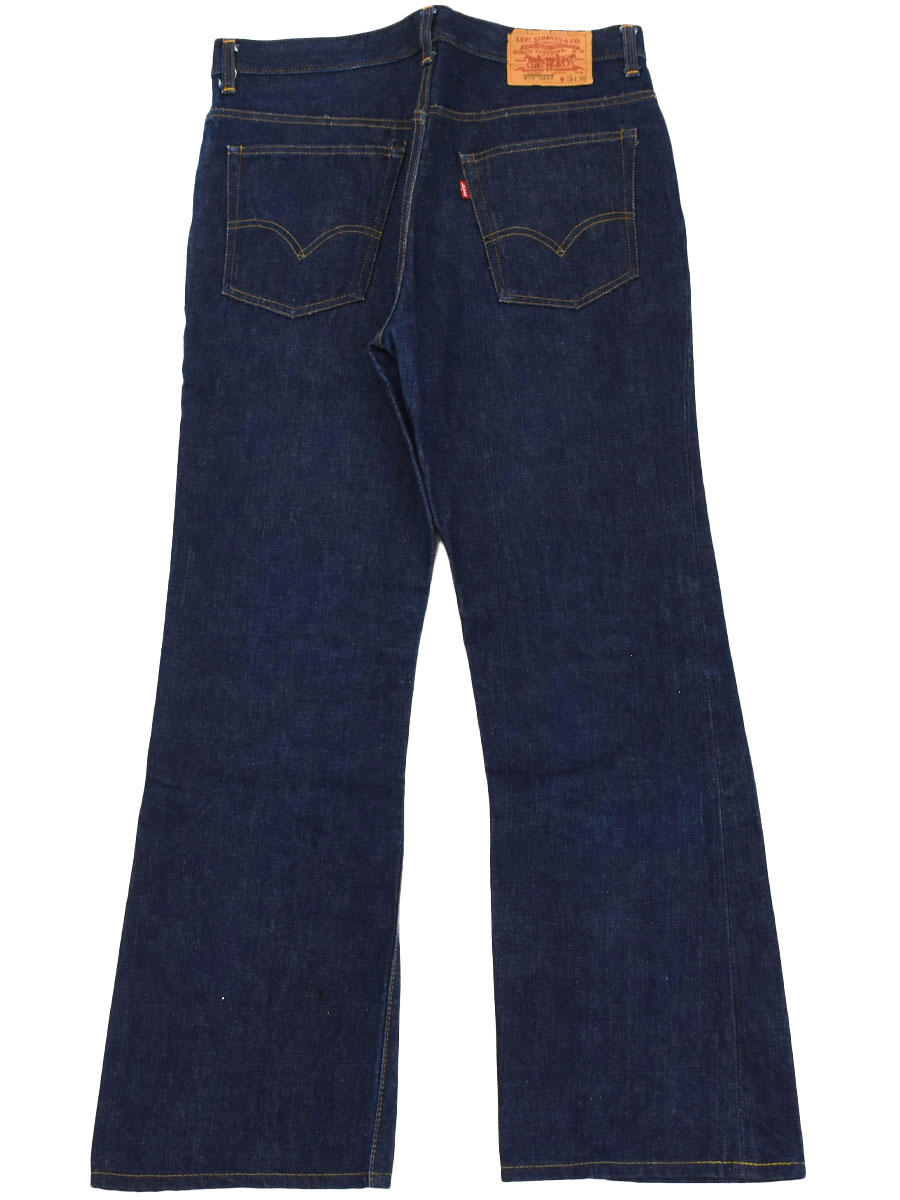 70's Levi's 517 シングル デニムパンツ 濃紺 表記(34x30)